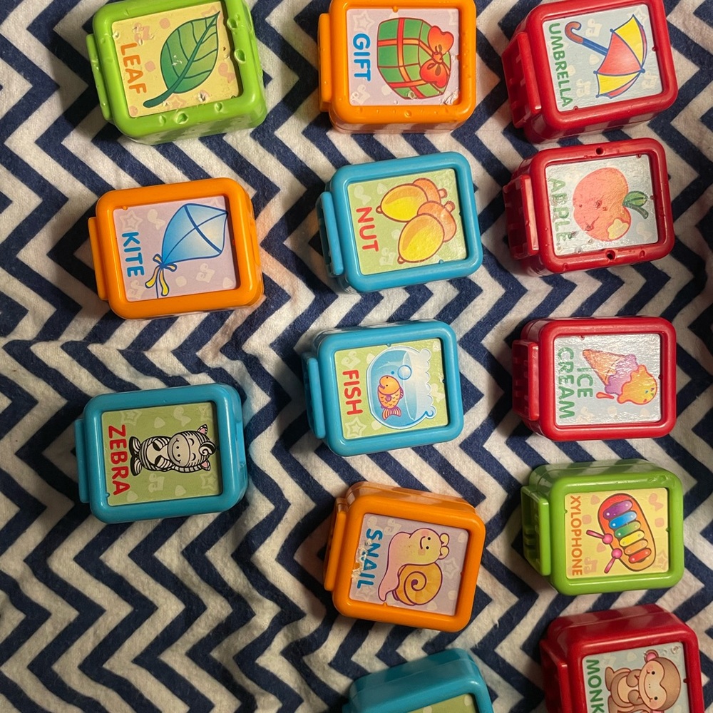 Alphabet train replacement blocks